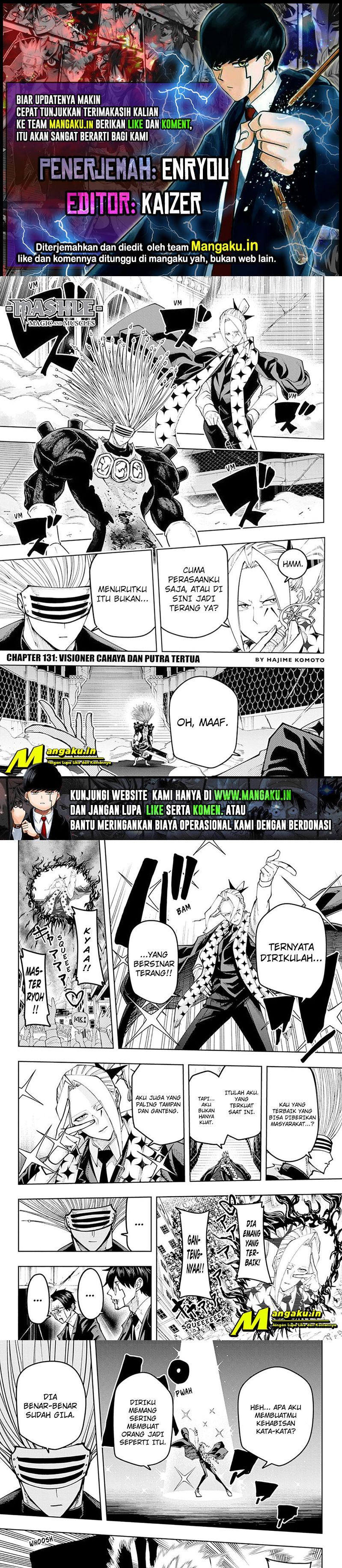 Mashle: Magic and Muscles chapter 131